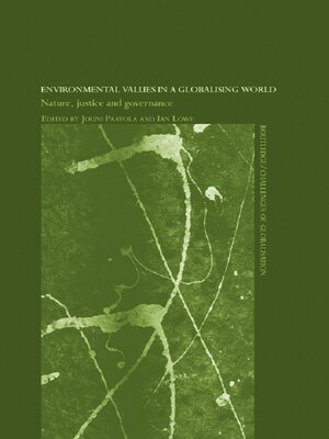cover image of Environmental Values in a Globalizing World